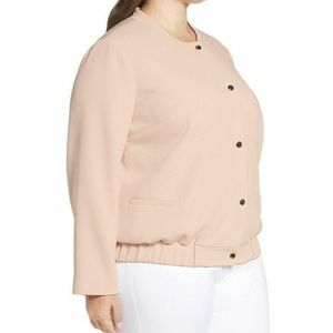 Vince Camuto Pink Bomber Jacket